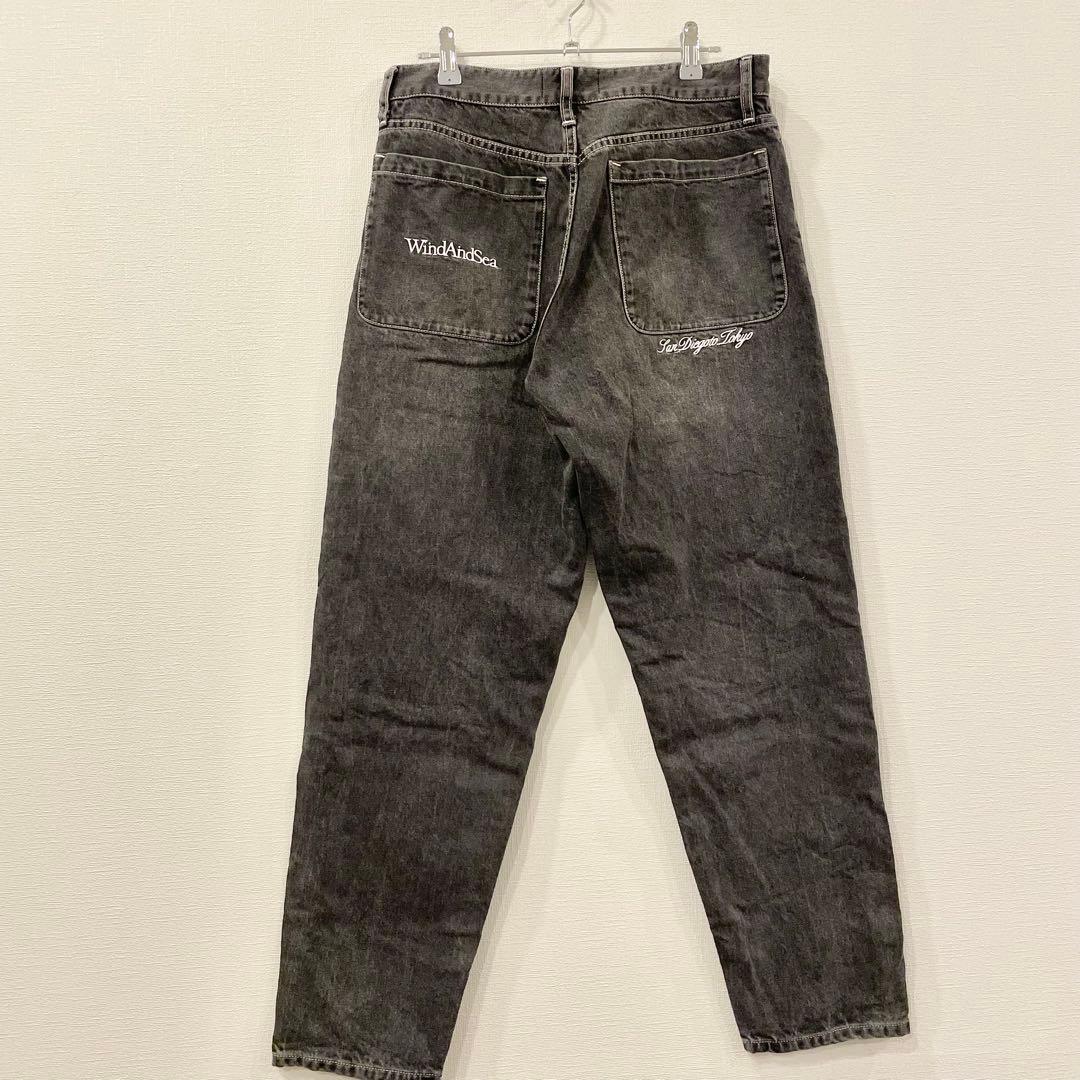WIND AND SEA LOOSE DENIM PANTS デニムパンツ