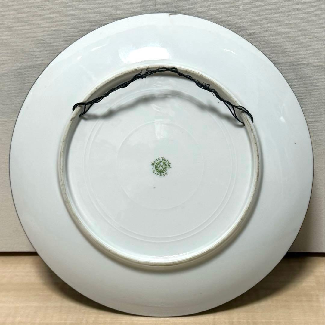 【100年物・希少】オールドノリタケ 飾り皿 25.5cm M-NIPPON