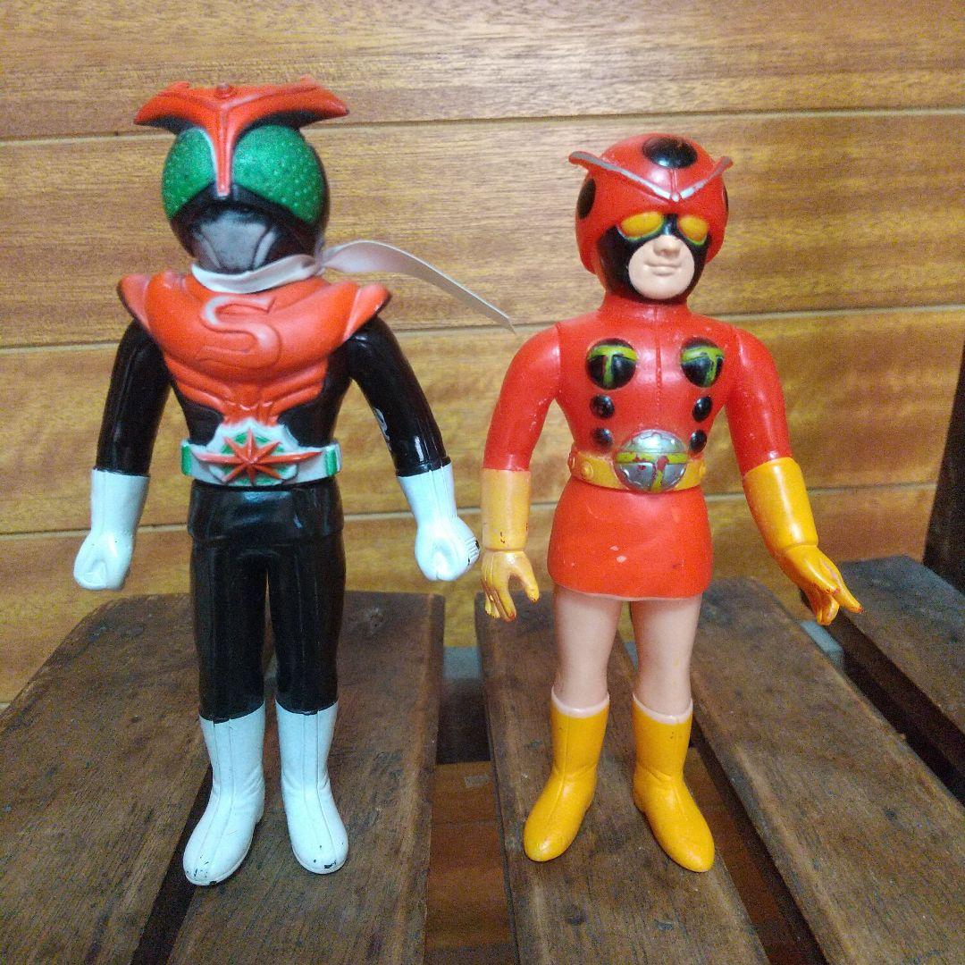 【貴重当時物】仮面ライダーストロンガー　タックル　ソフビ