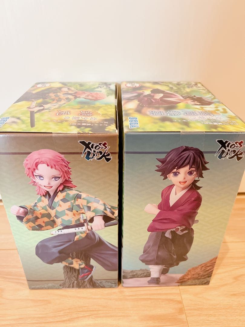 新品未開封　鬼滅の刃　Xrosslink フィギュア　冨岡義勇　錆兎　幼少期