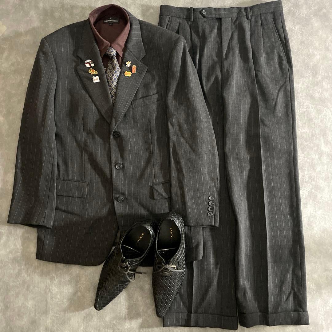 【希少】Christian Diorヴィンテージスーツ × HERMESネクタイ