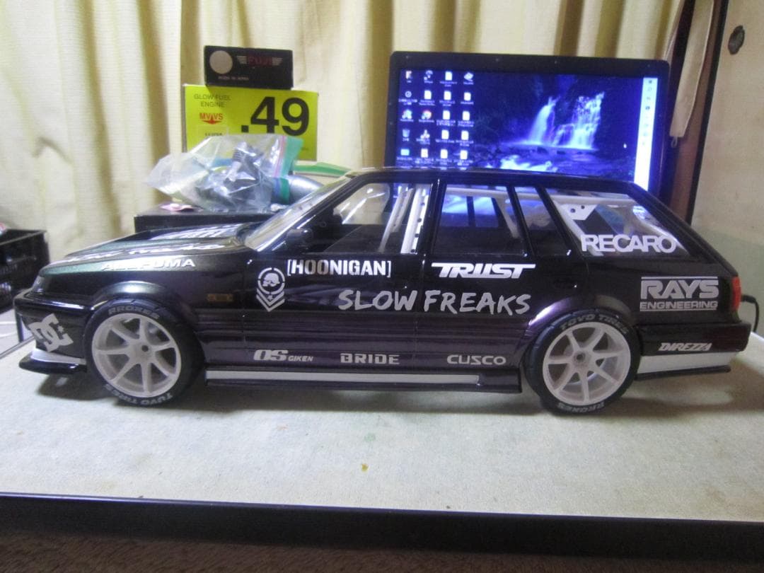 カズ 1/10 R31 ワゴン Dスタイル 限定品 タイヤホイール４本付き