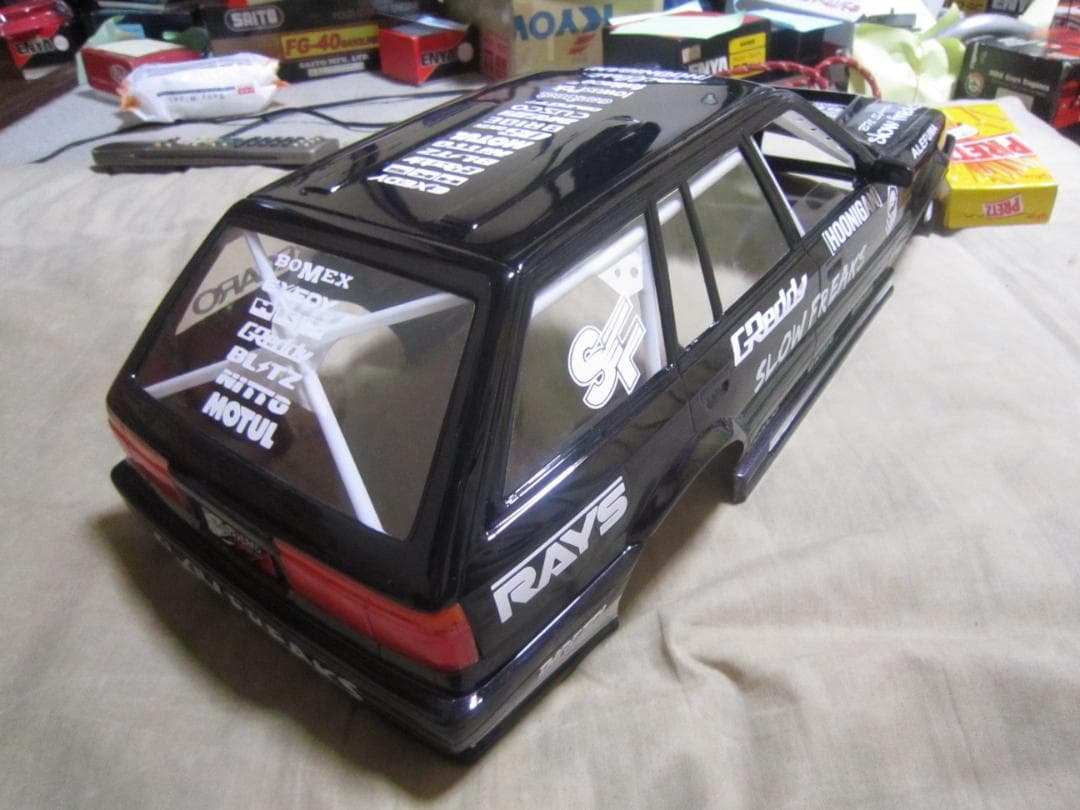 カズ 1/10 R31 ワゴン Dスタイル 限定品 タイヤホイール４本付き