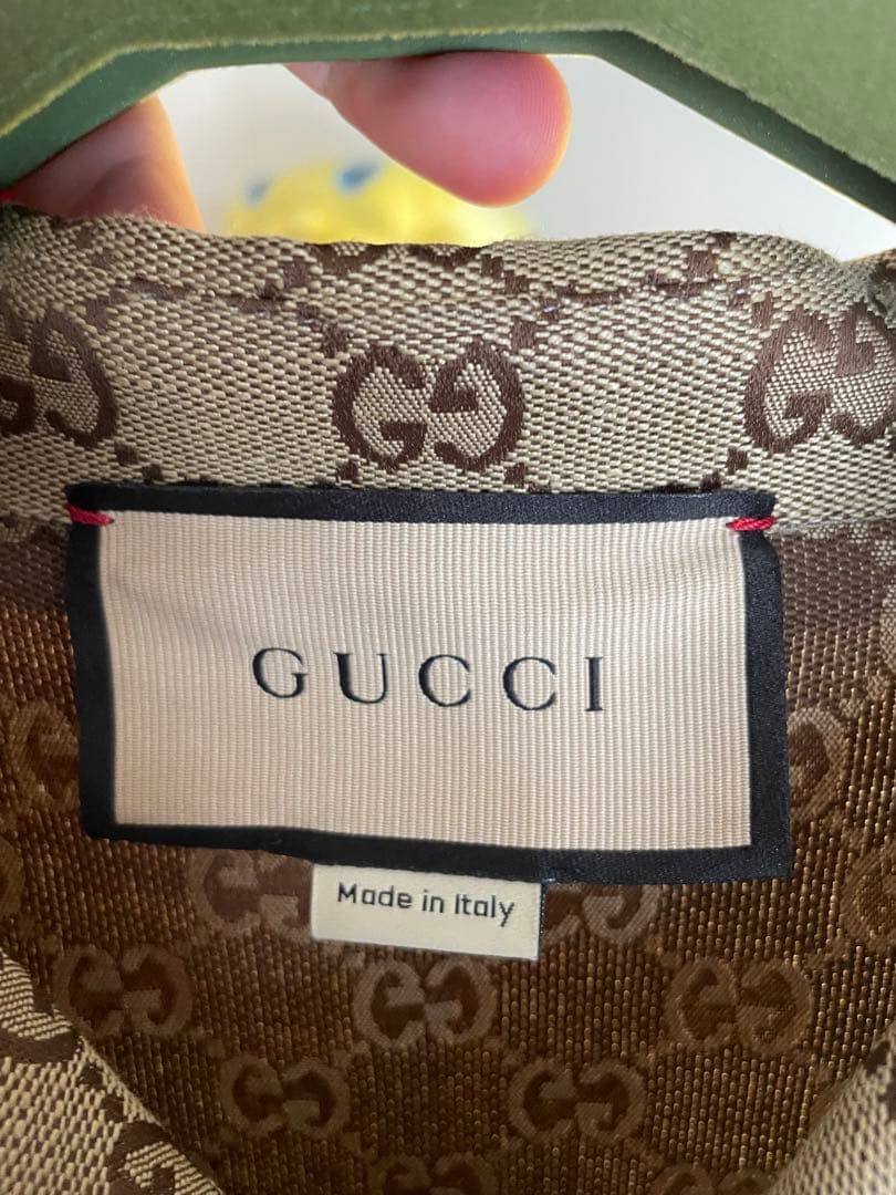 GUCCI GGパターン 半袖シャツ ベージュ