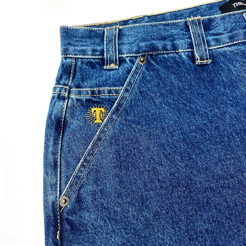 パンツ Theories pants scribble jeans WASHEDBLUE