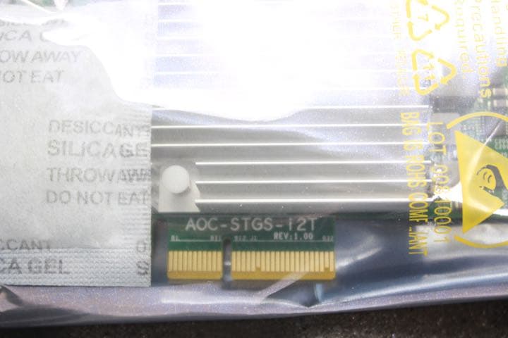 新品 Intel X550 10GBase LANカードSuperMicro製