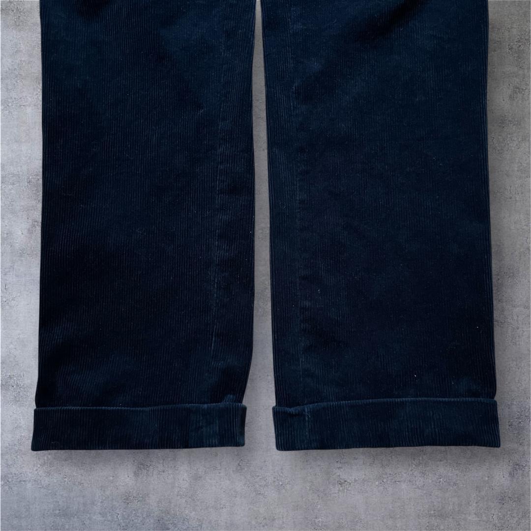 Polo Ralph Lauren コーデュロイパンツ 濃紺 38×36 ダブル