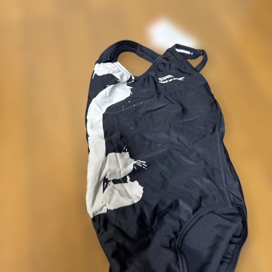 Speedo Comme des Garçons ブラック ワンピース水着 XS