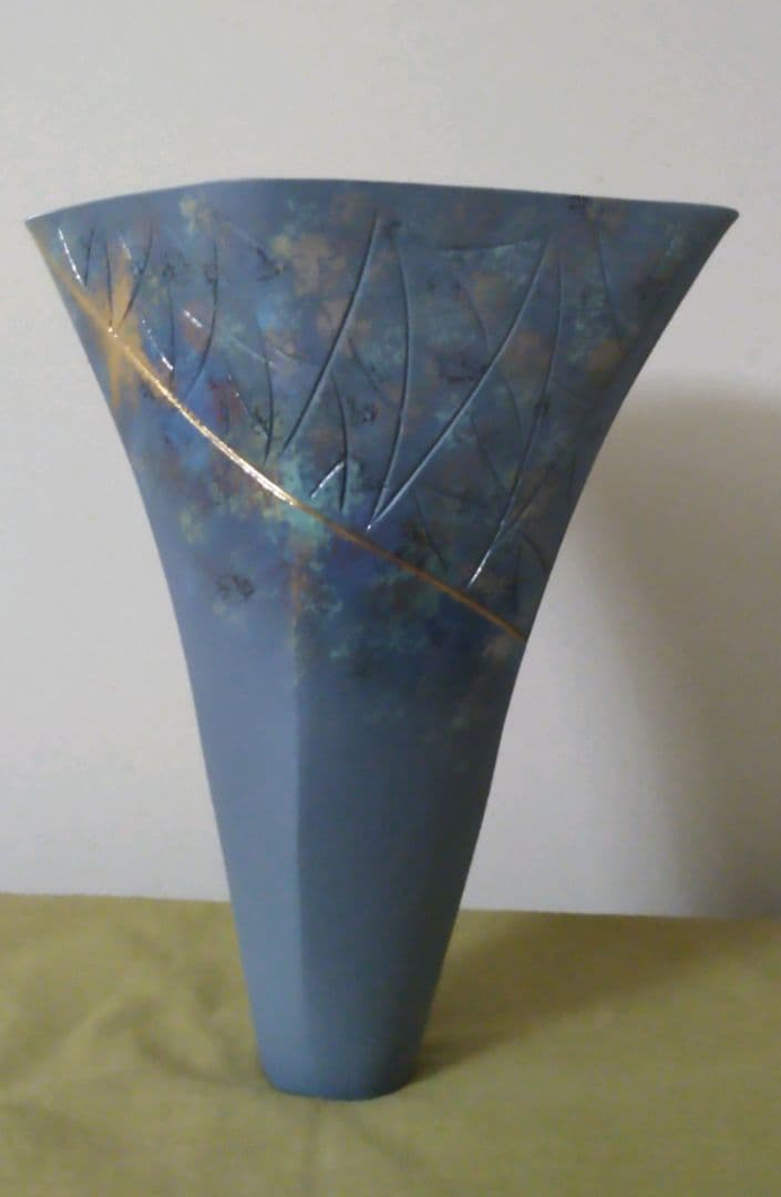 池坊 清水焼 正明作 花器 立花