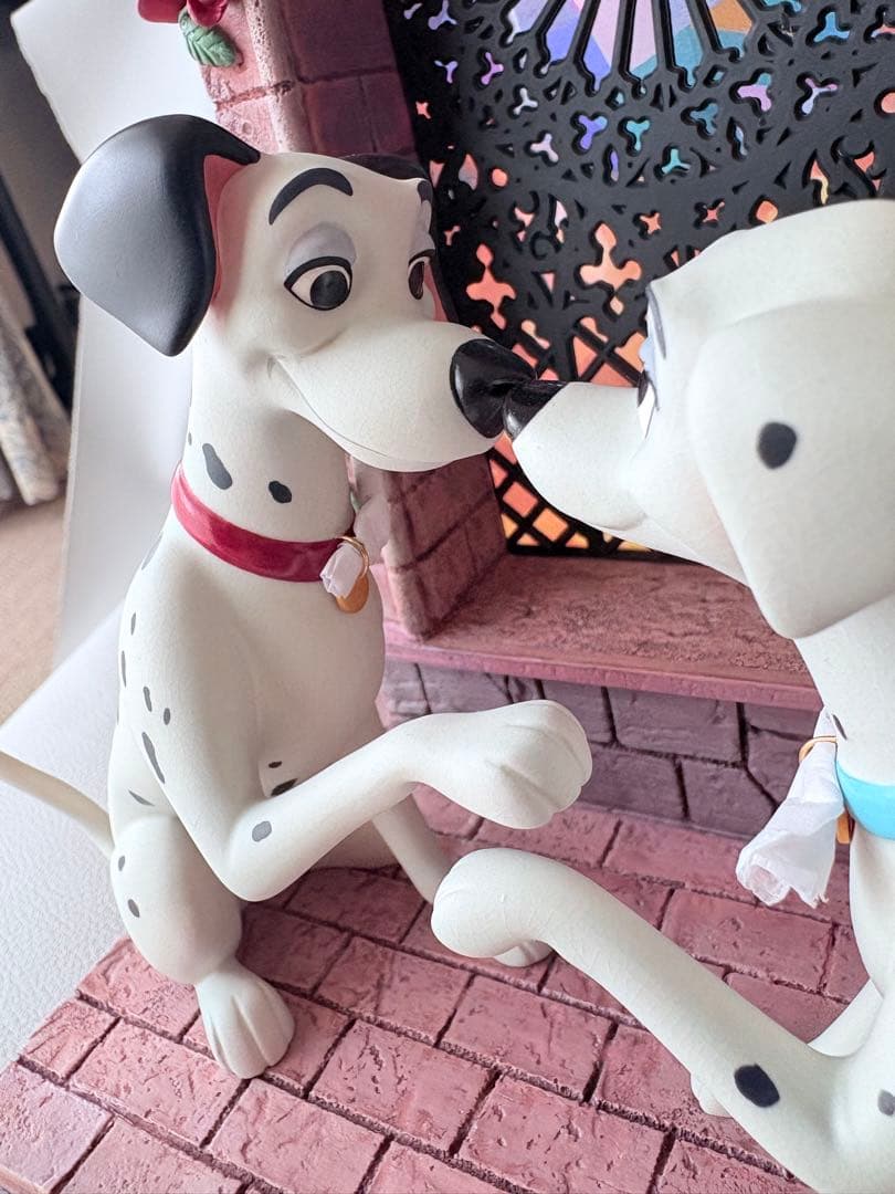 WDCC ディズニー 101匹わんちゃん ポンゴ&パーディタ フィギュア 陶器製