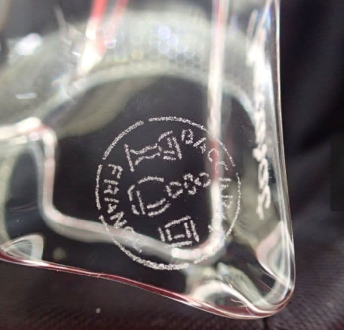Baccarat　バカラ　置物　クローバー型置物　美品
