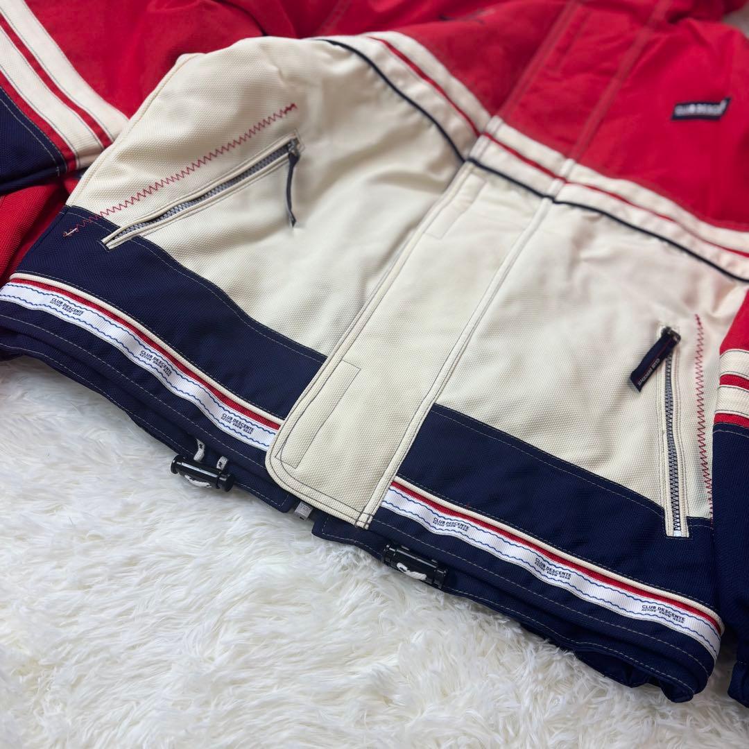 美品◆DESCENTE スノー スキーウェア 上下セット LM