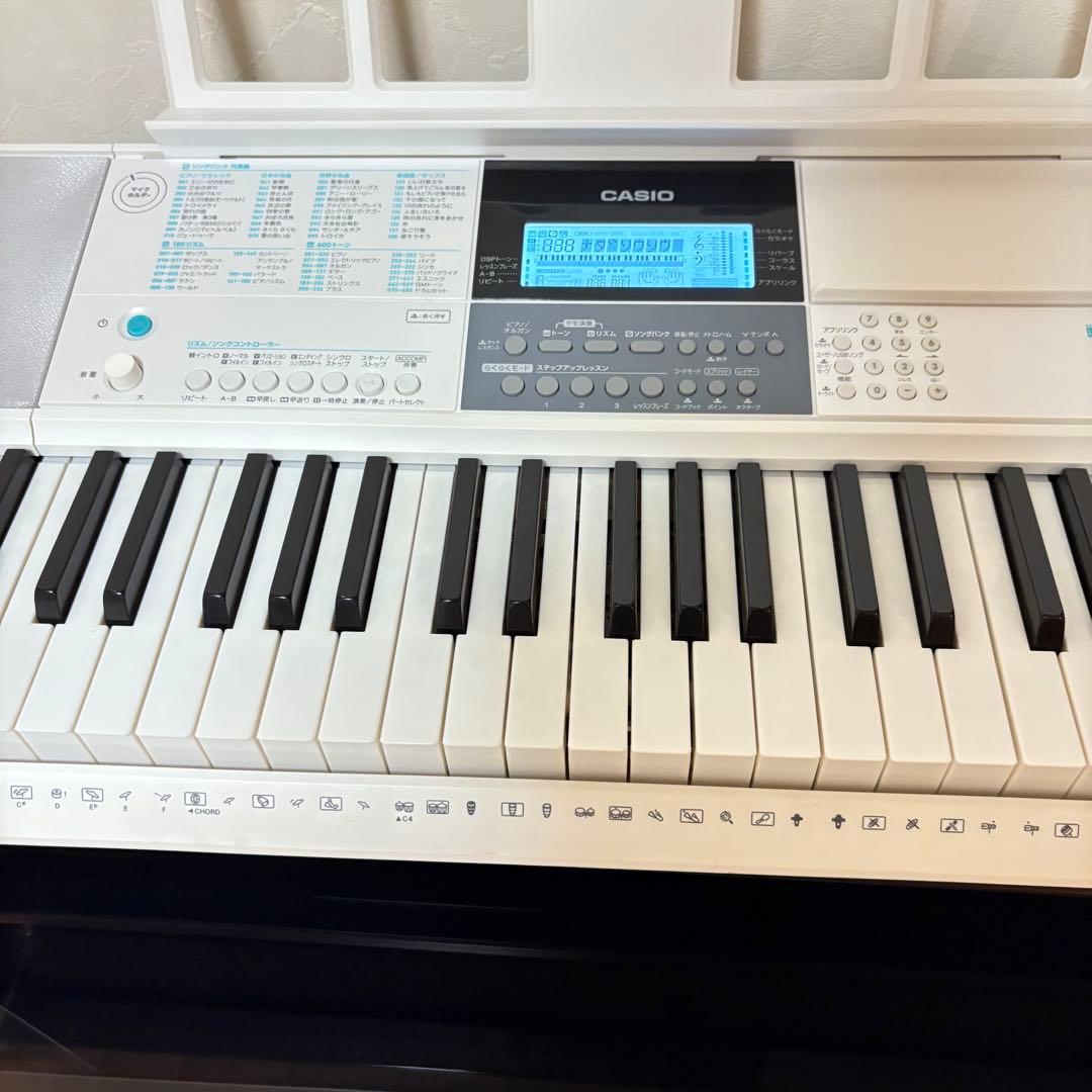 【美品】カシオ CASIO 光ナビゲーション キーボード LK-516 20年製