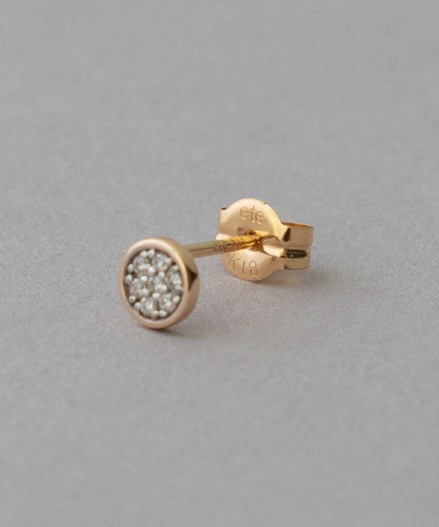 ete ブリリアントピアス k10片耳