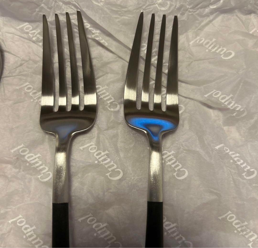 正規品 Cutipol クチポール　GOA Black Silver ペアセット