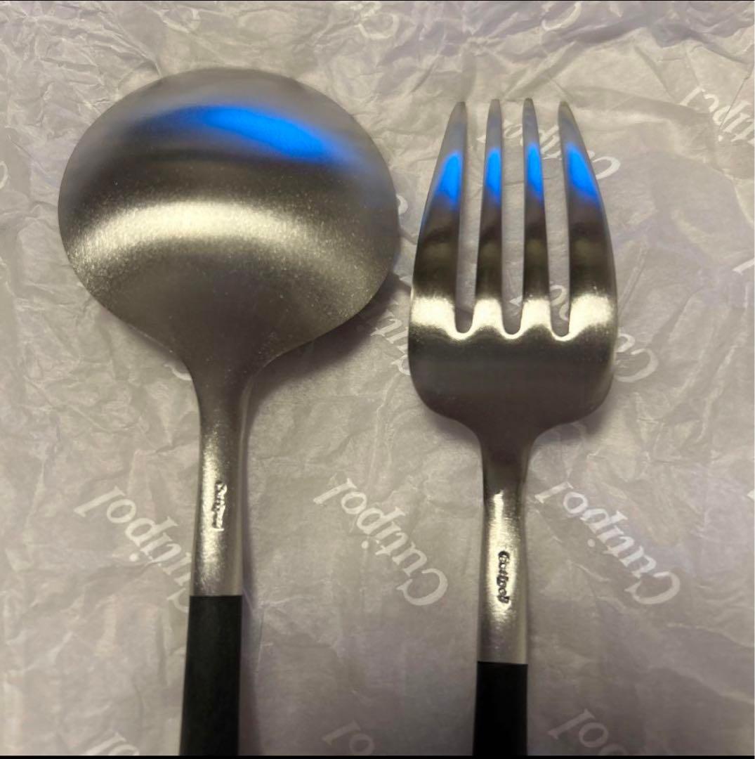 正規品 Cutipol クチポール　GOA Black Silver ペアセット
