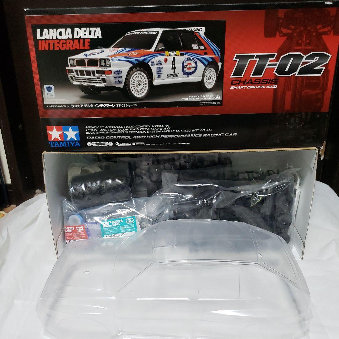 【未組立】 TT-02シャーシ ランチア　デルタ　インテグラーレ