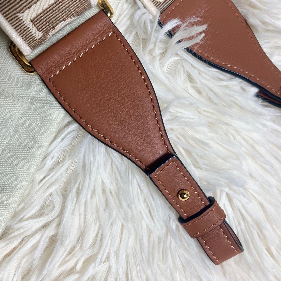 【未使用品】ロエベ＊ショルダーストラップ アナグラム 正規品 刻印 ゴールド金具