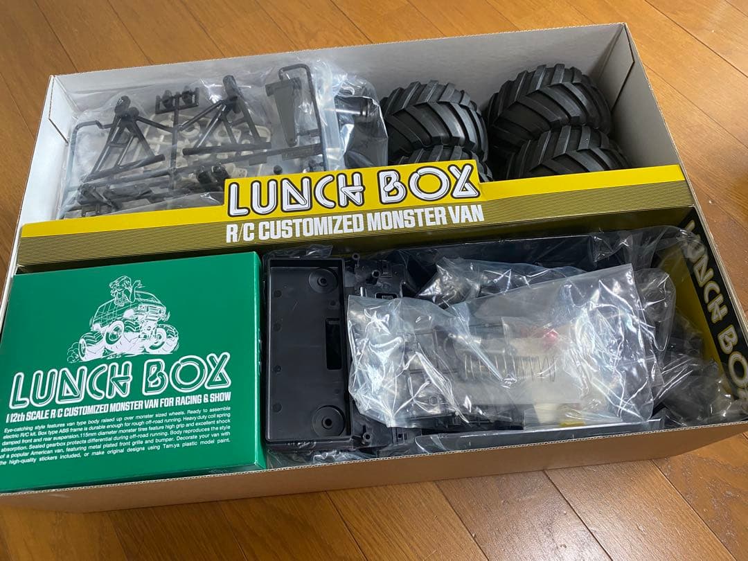 ※3ダンパー加工済 未組立ランチボックスブラックエディションCW-01付属品多数