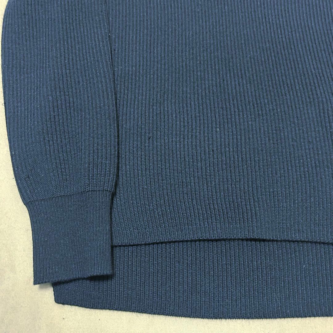 【AURALEE】カシミヤ混 ニット Vネック セーター サイドスリット