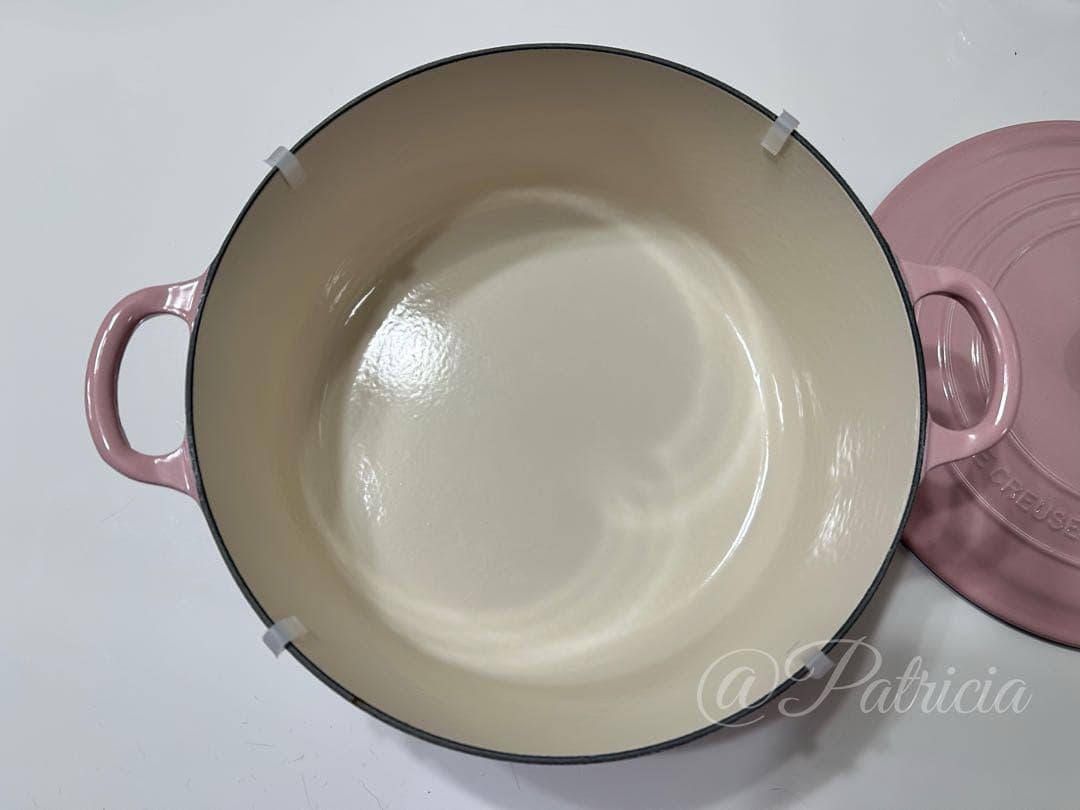 ルクルーゼ ココットロンド 28cm シフォンピンク