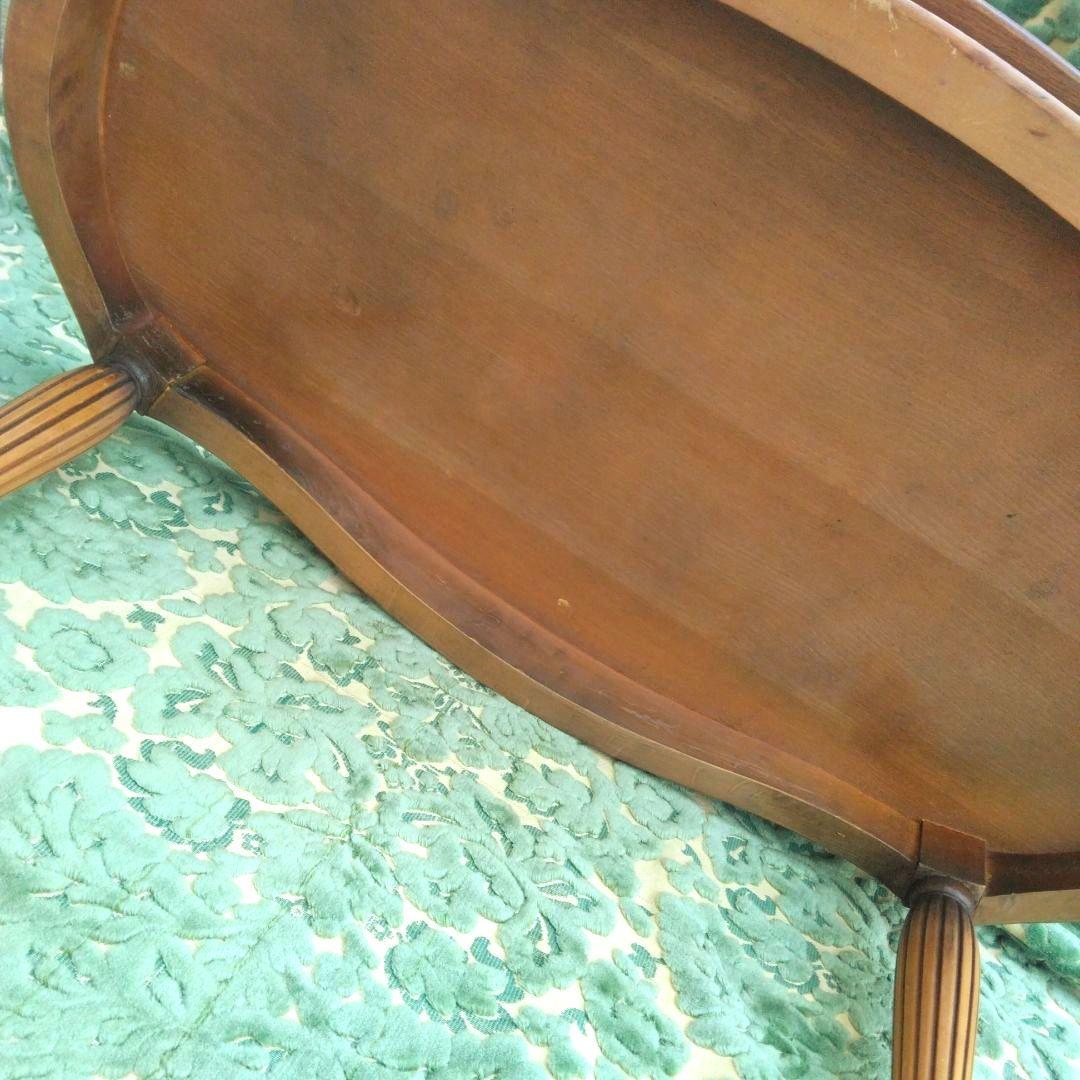 イタリア　古いテーパードレッグのローテーブル