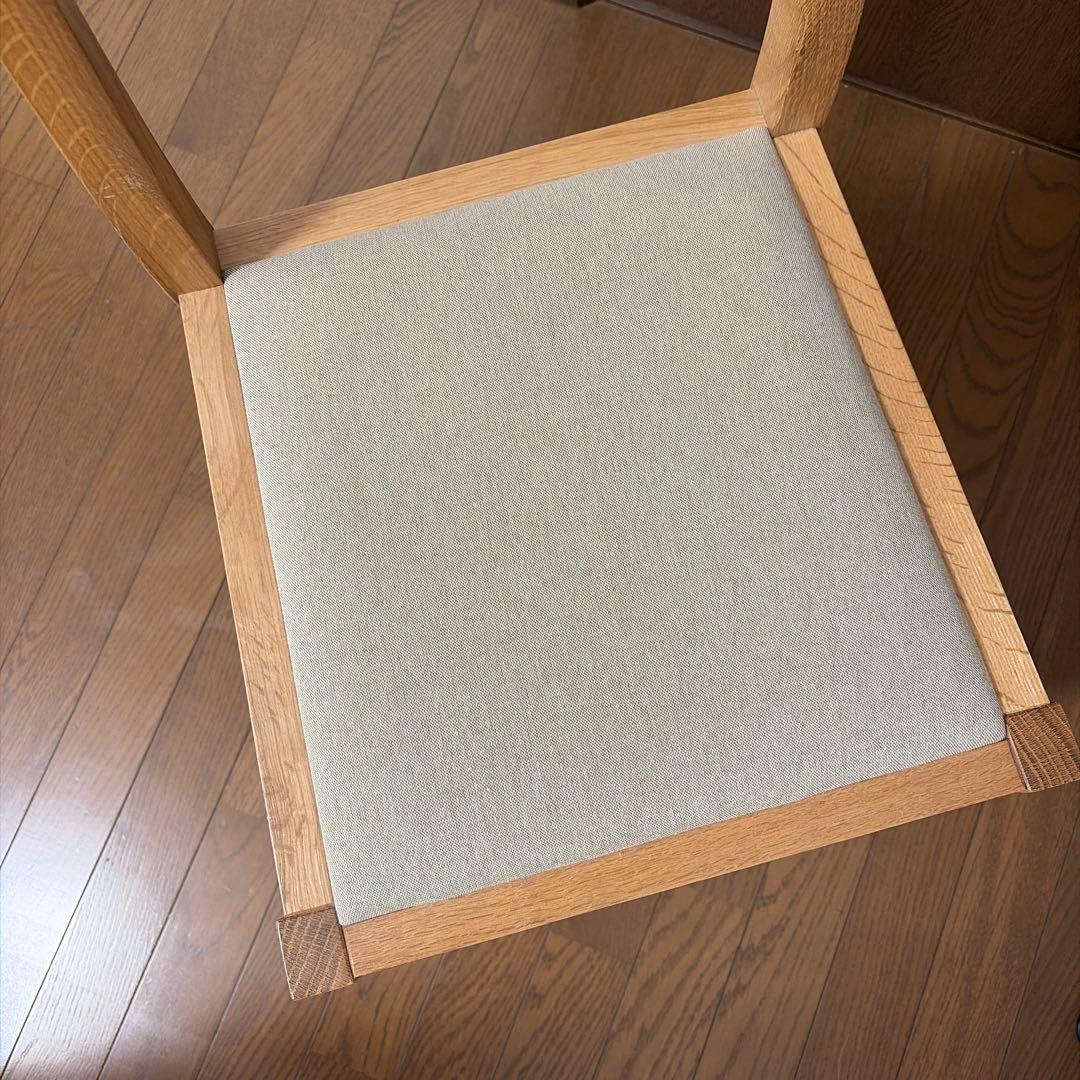 【美品☆希少】無印　オーク材　木製チェア 2客セット