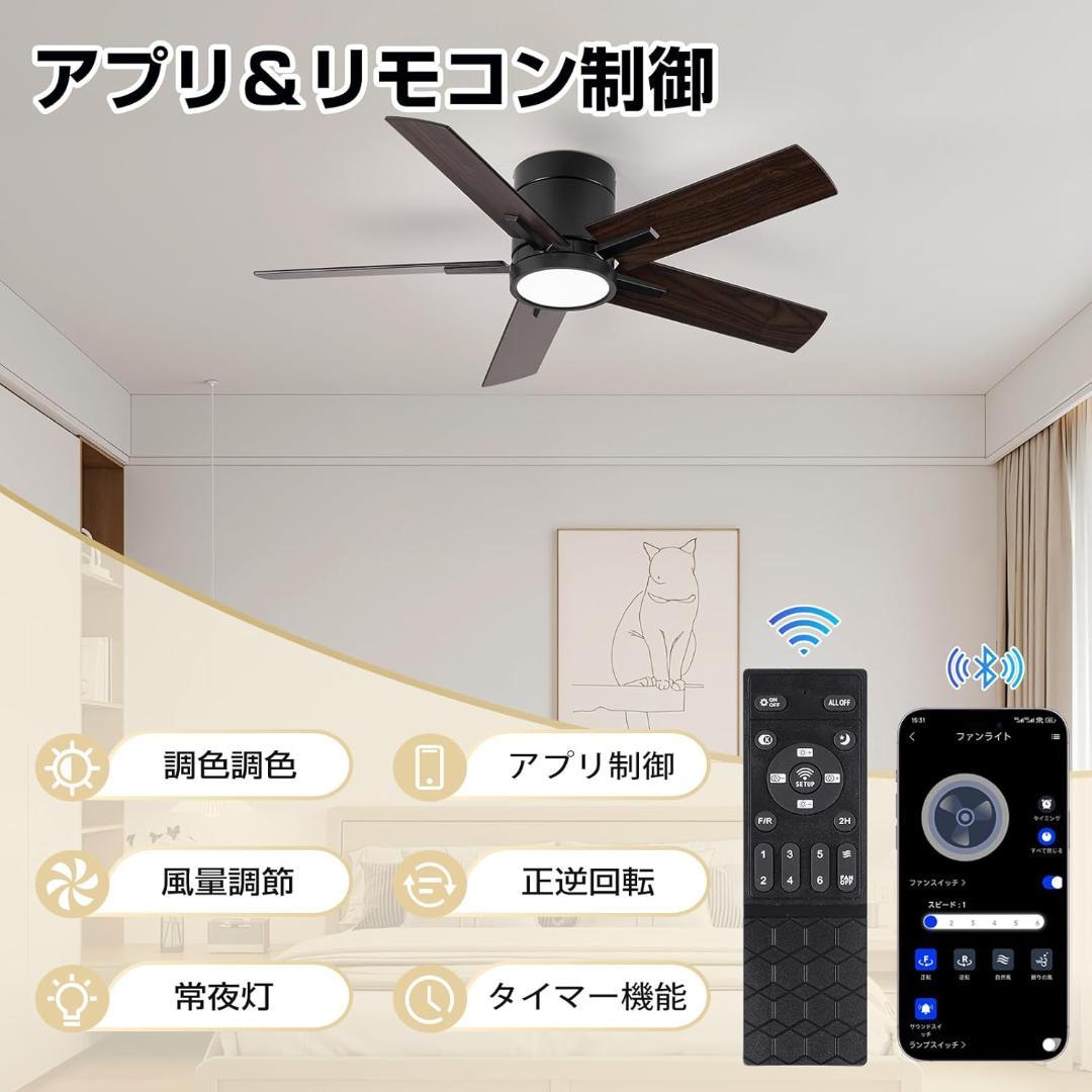 シーリングファンライト 8-10畳 3000LM 100W相当 104cm