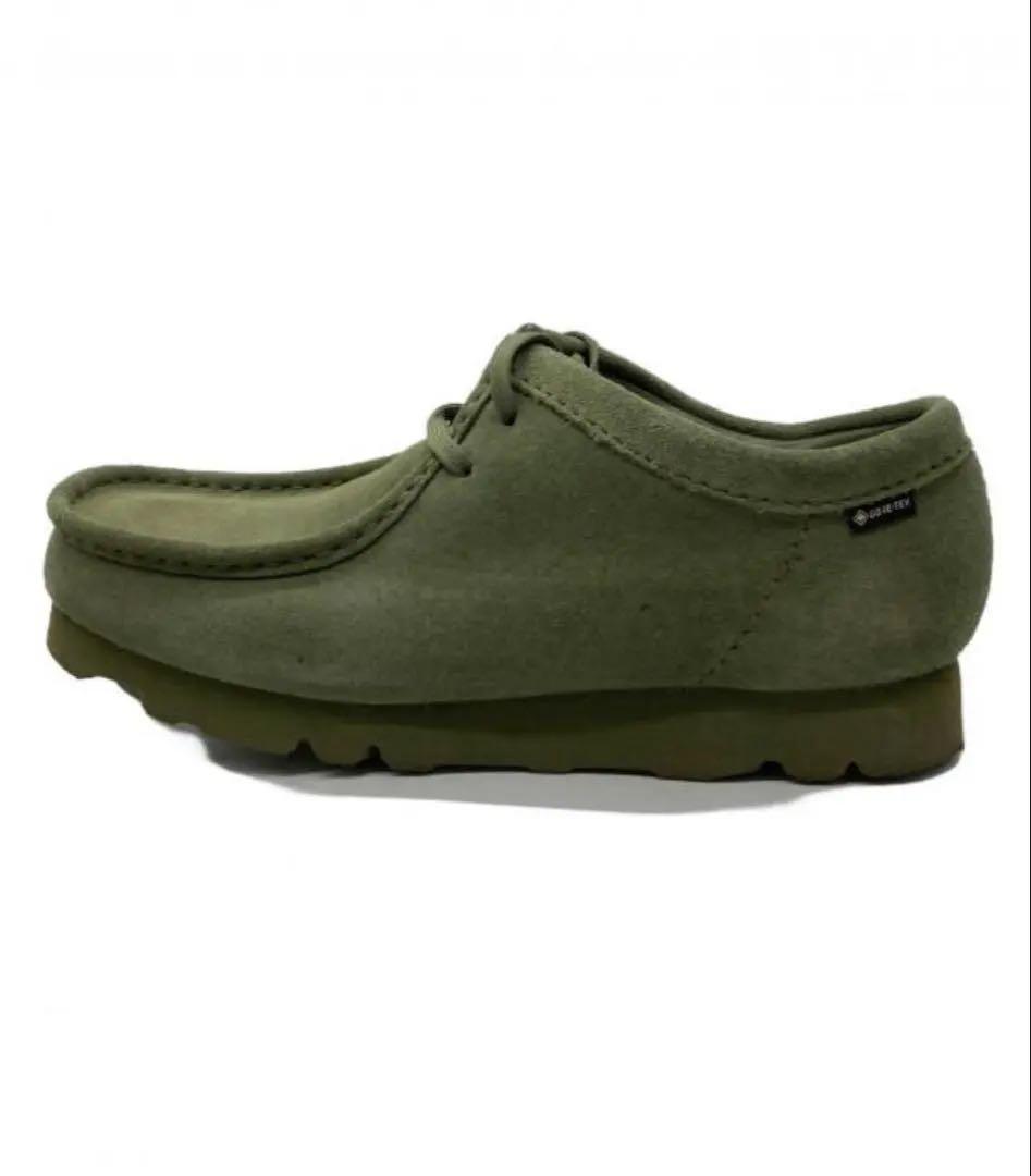 クラークス ワラビー GTX LodenGreen US7.5 26cm