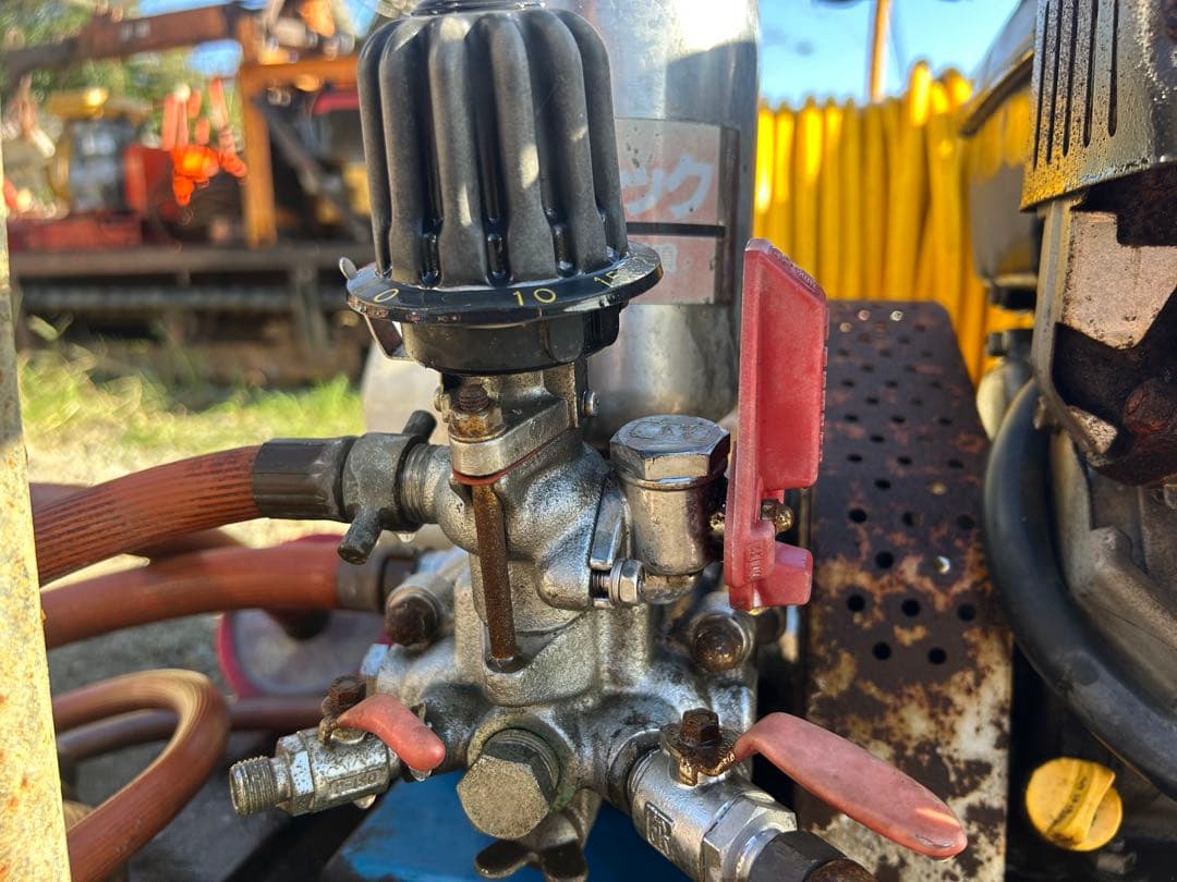 宮崎　丸山　セット動噴 自動整列巻取 MS410 6馬力 　動力噴霧器 散布機