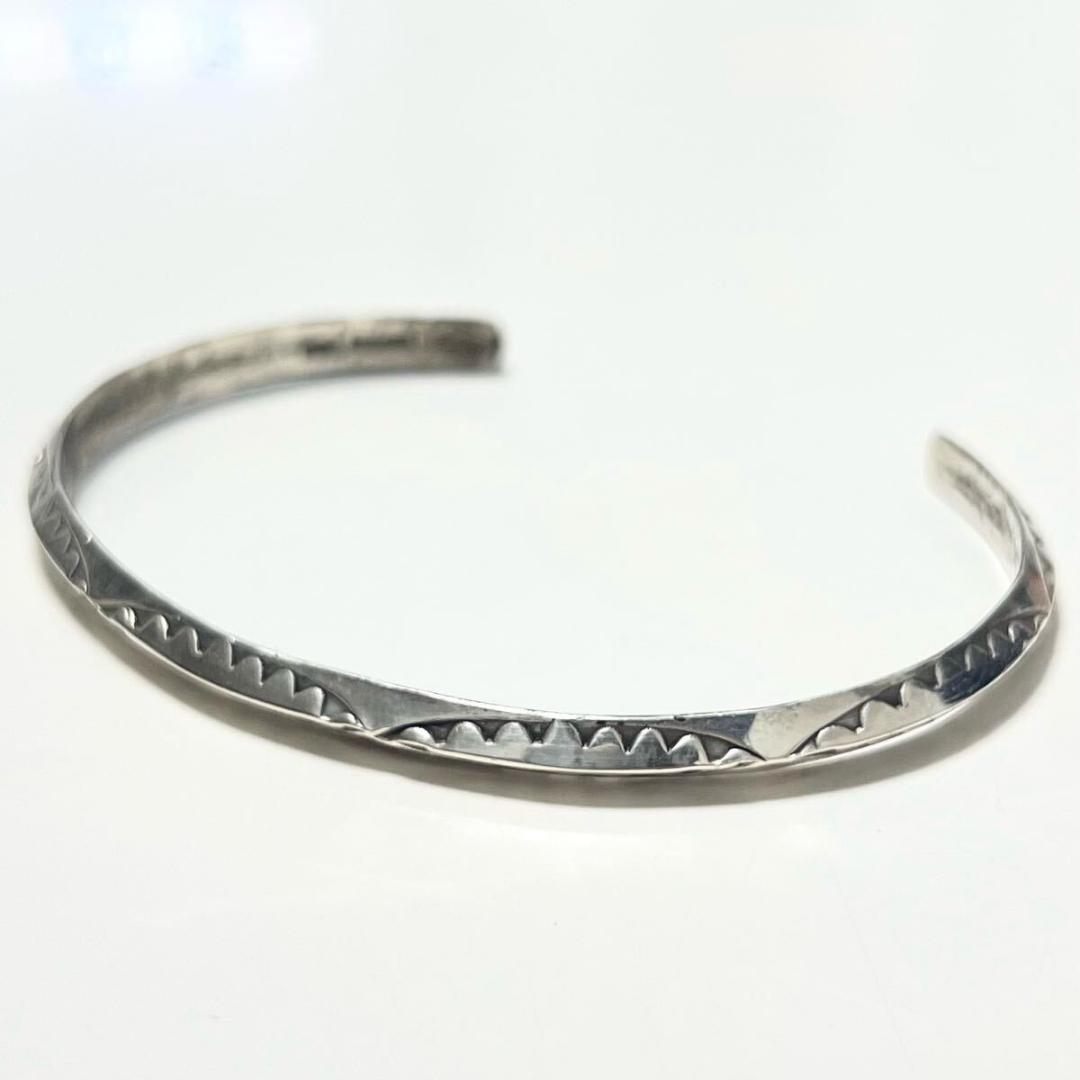 NAVAJO ナバホ族 Sterling SILVER Tahe作 R-7575