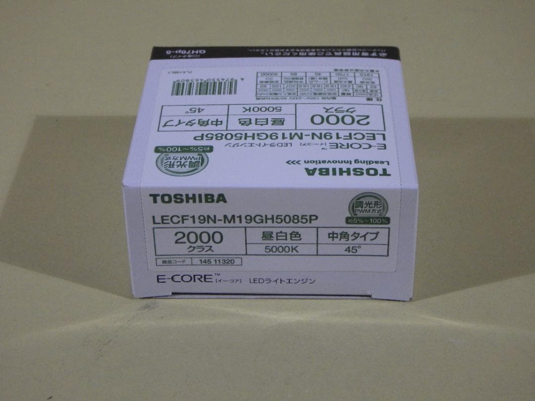 ※1個の価格　未使用品　東芝　LED　LECF19N-W19GH5085P