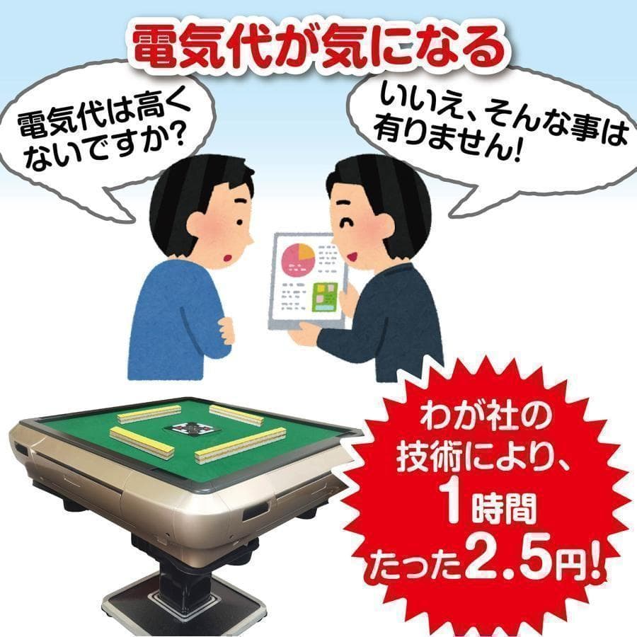 中古　全自動麻雀卓 家庭用 静音式 折り畳み式 33mm