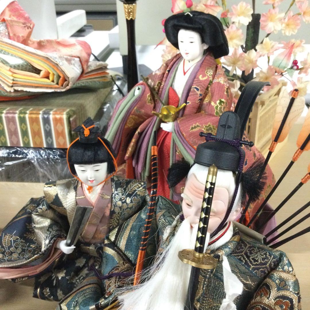 引き取り限定 雛人形 全15体 お道具 ひな祭り 女の子 お祝い ディスプレイ