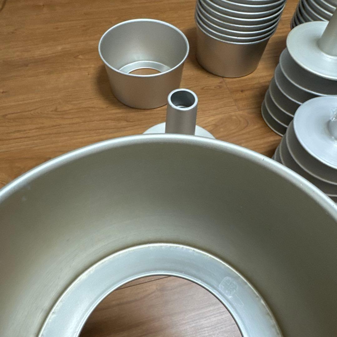 浅井商店　オリジナル登録商標　シフォンケーキ型17センチトールサイズ　22セット