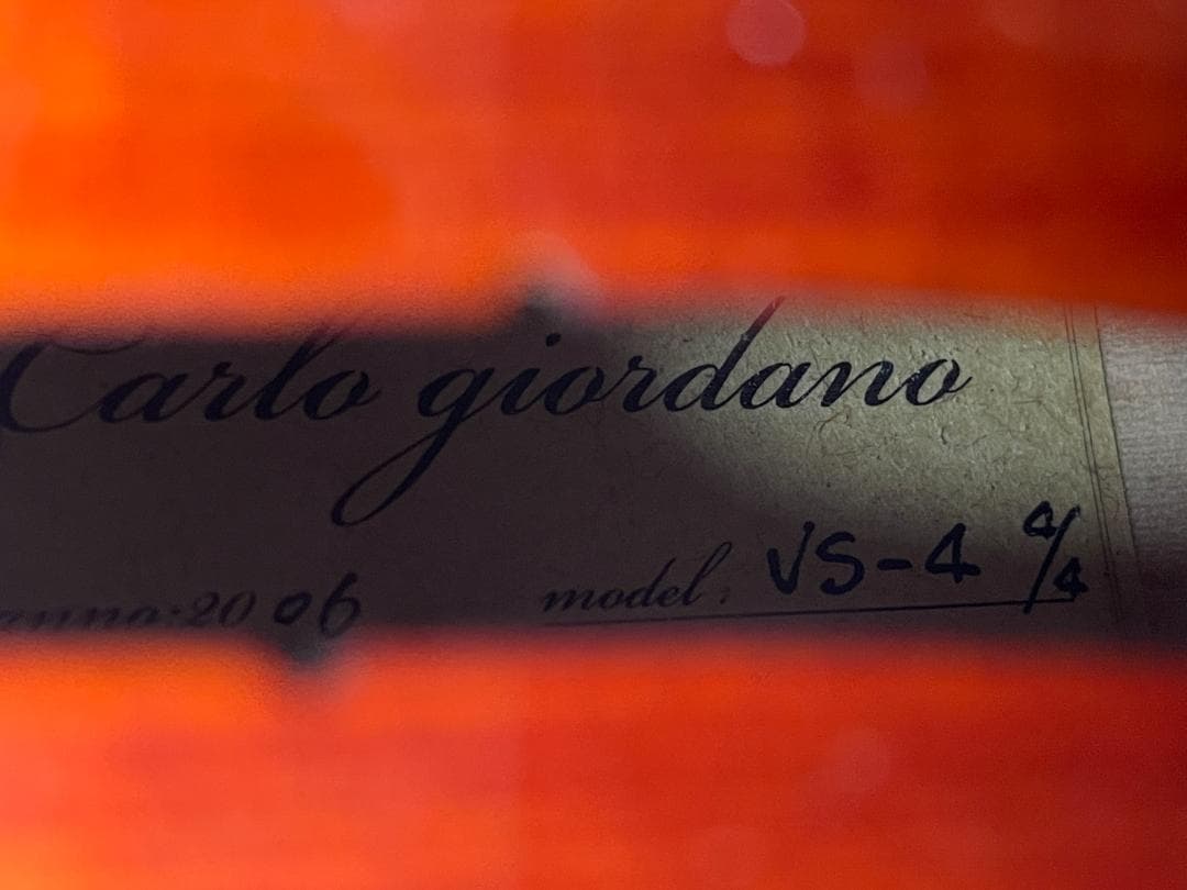 バイオリン Carlo giordano VS-4 4/4サイズ