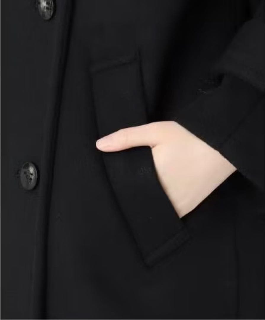 【2024AW】L'ESSAGE スーパー140スタンドショートコート
