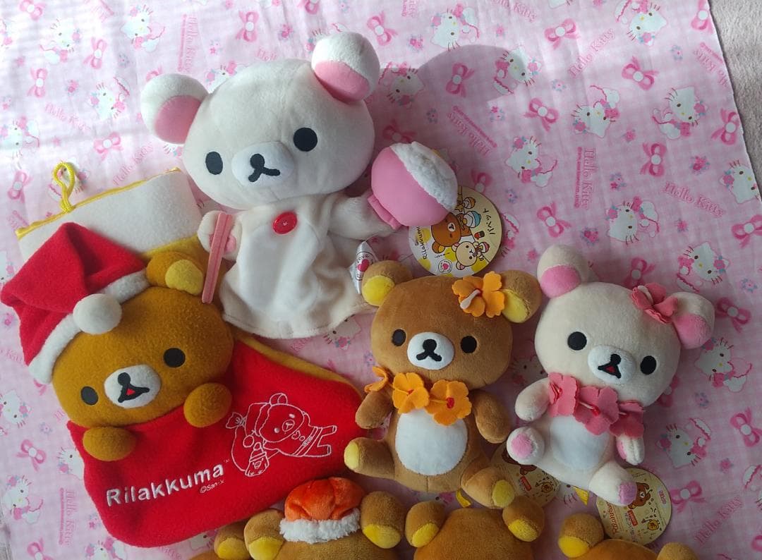 リラックマ　コリラックマ　ぬいぐるみ　ポーチ