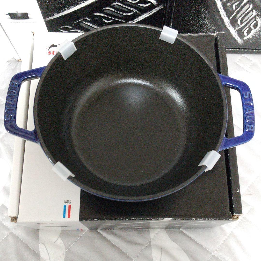 新品 ストウブ Wa-NABE S Lily リリー クランブルー ワナベ