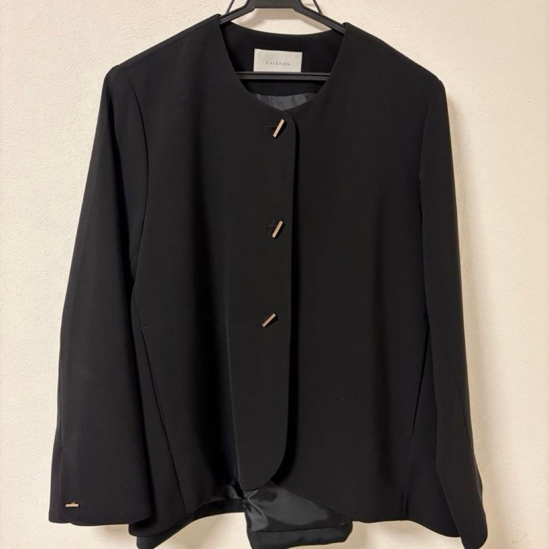 ⭕️フレアジャケット CHIGNON シャンドゥラローズ　シャンドラローズ リレン