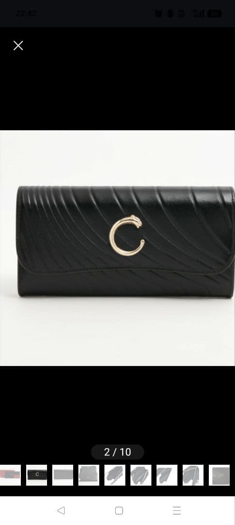 Cartier ブラック 長財布