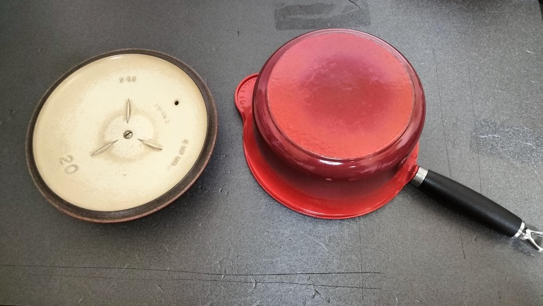 LE CREUSET ソースパン&ココット・ロンド鍋+専用バッグセット (中古)