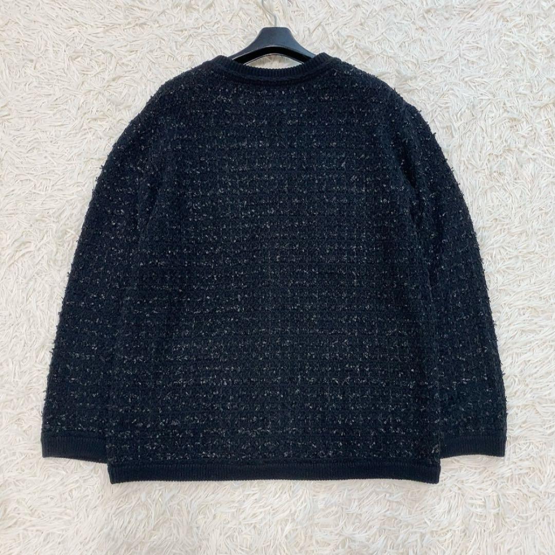 【美品】レリューム 23AW ツイードニットジャケット 金ボタン 近年モデル