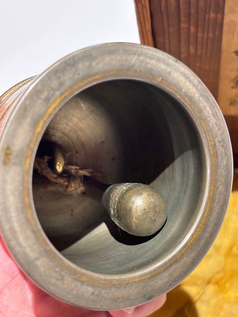 鎌倉時代箱書「金銅五鈷鈴 金剛鈴」1点|密教法具 仏具 真言宗 高野山 弘法大師