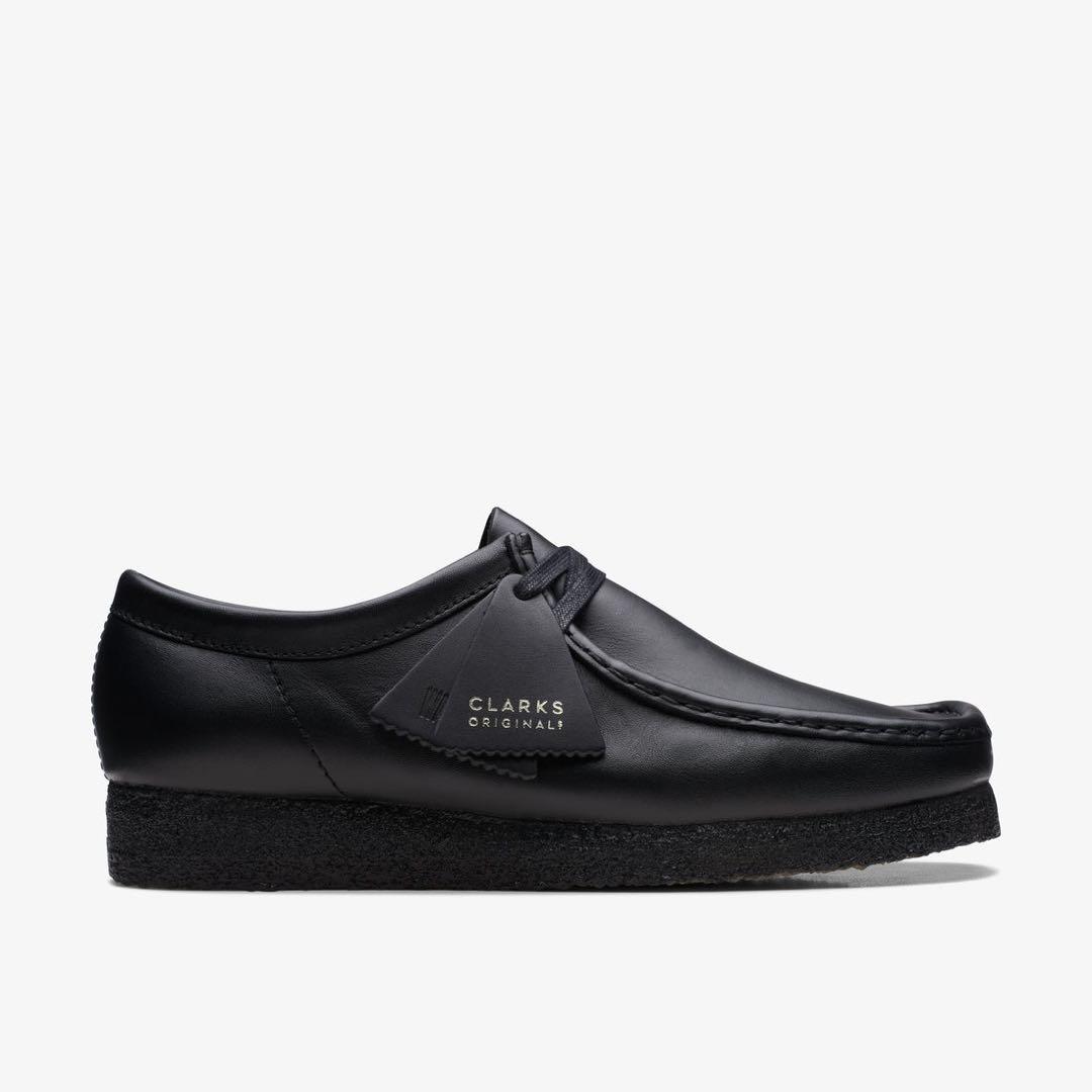 Clarks Wallabee ブラックレザー