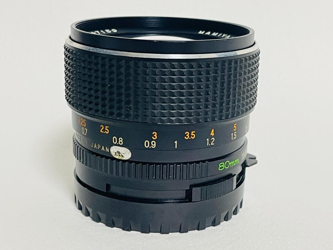動作良好 MAMIYA マミヤ SEKOR C 80mm F1.9 単焦点レンズ