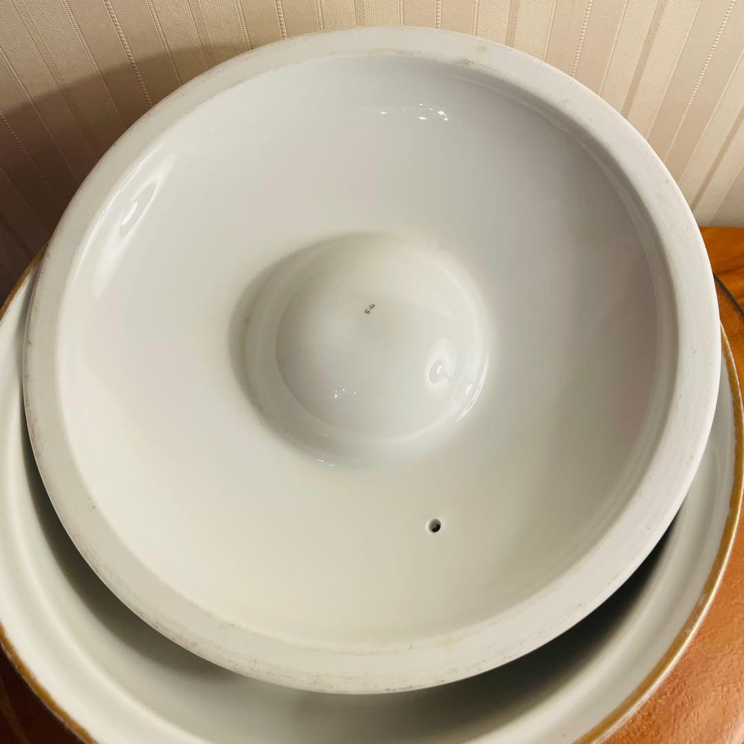 ✨美品✨ WORCESTER イブシャムゴールド 蓋付 鍋皿