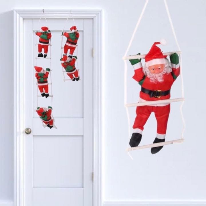 【現品限り】 クリスマス シンプル ツリー はしご サンタクロース Xmas