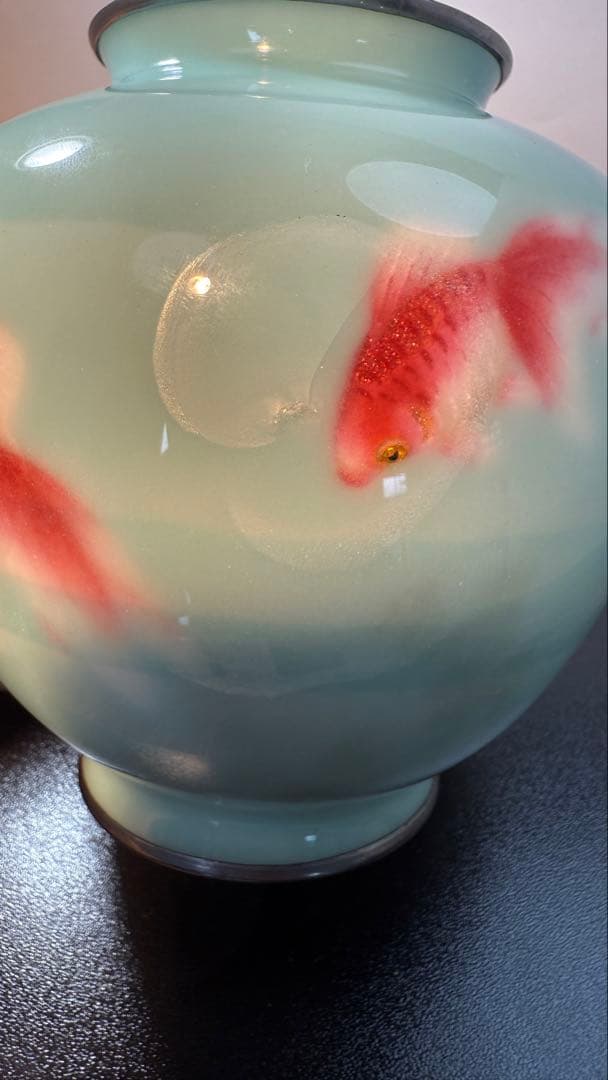 七宝焼　花瓶