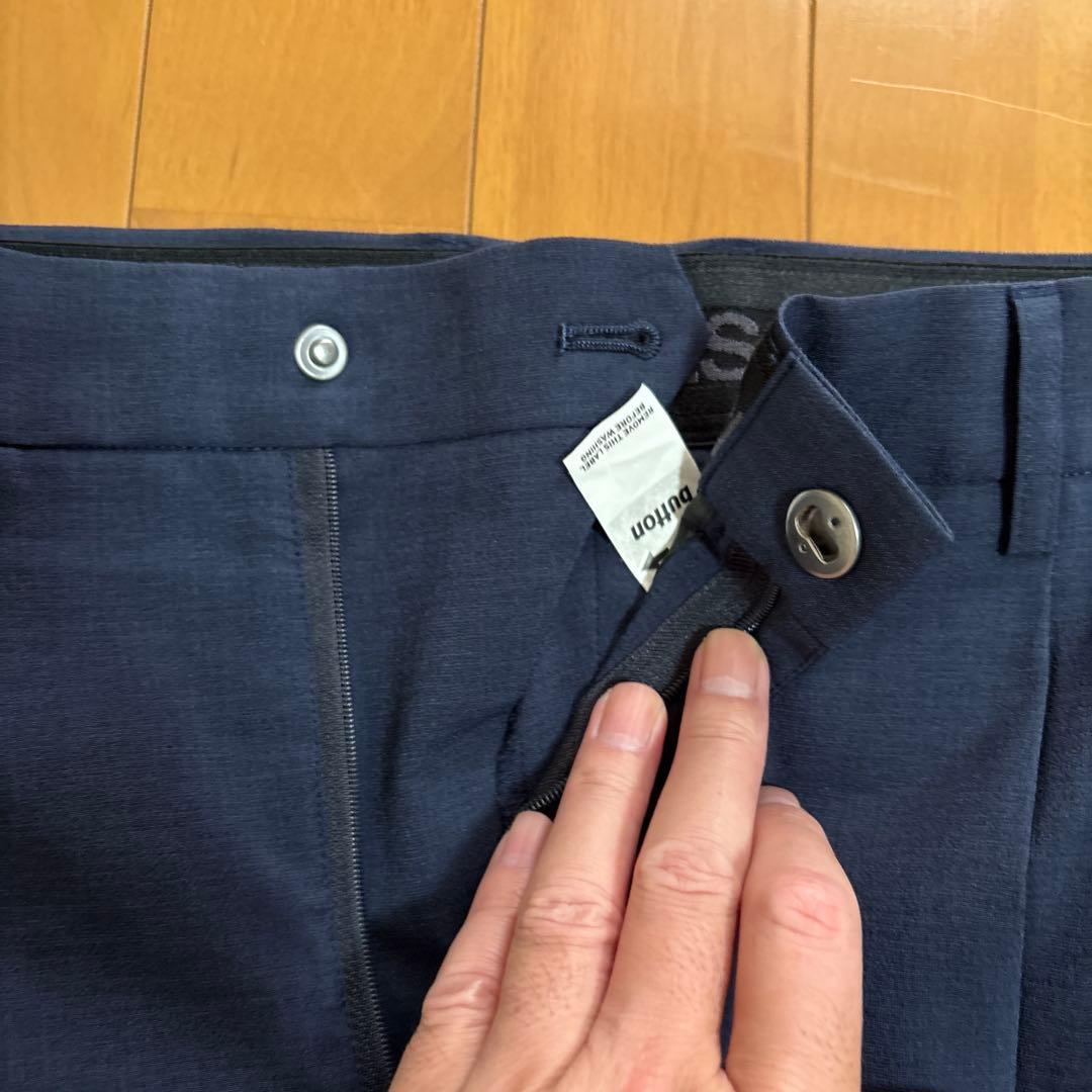 美品 DESCENTE デサント　セットアップ　ネイビー スーツサイズM